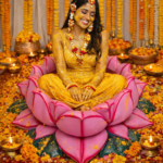 Pink Lotus Fiber Wedding Platform