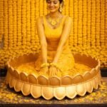 Handcrafted Fiber Lotus Haldi Platform